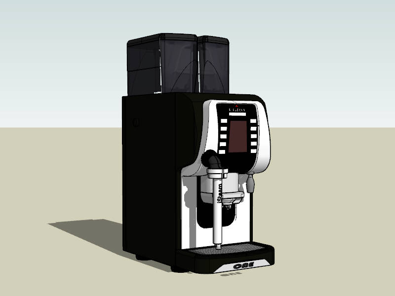 Egro One Touch Pure Commercial Coffee Machine sketchup model preview - SketchupBox