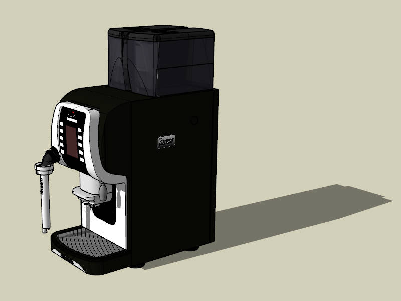Egro One Touch Pure Commercial Coffee Machine sketchup model preview - SketchupBox