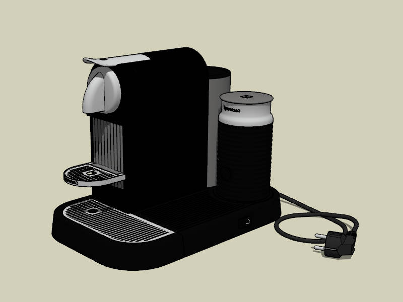 Nespresso Coffee Machine sketchup model preview - SketchupBox