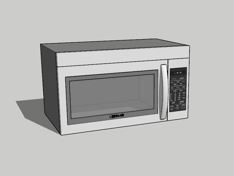 Jenn-Air Microwave Oven sketchup model preview - SketchupBox