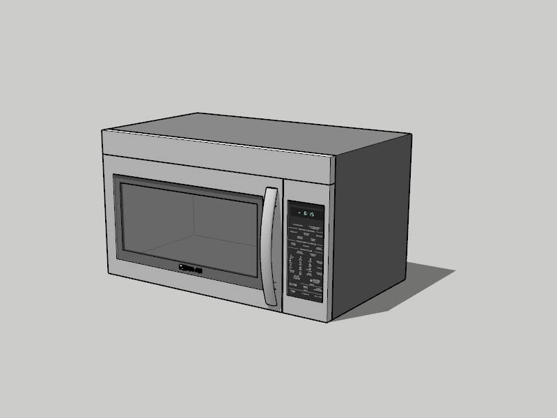 Jenn-Air Microwave Oven sketchup model preview - SketchupBox