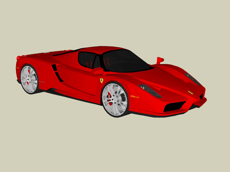 Ferrari Enzo sketchup model preview - SketchupBox