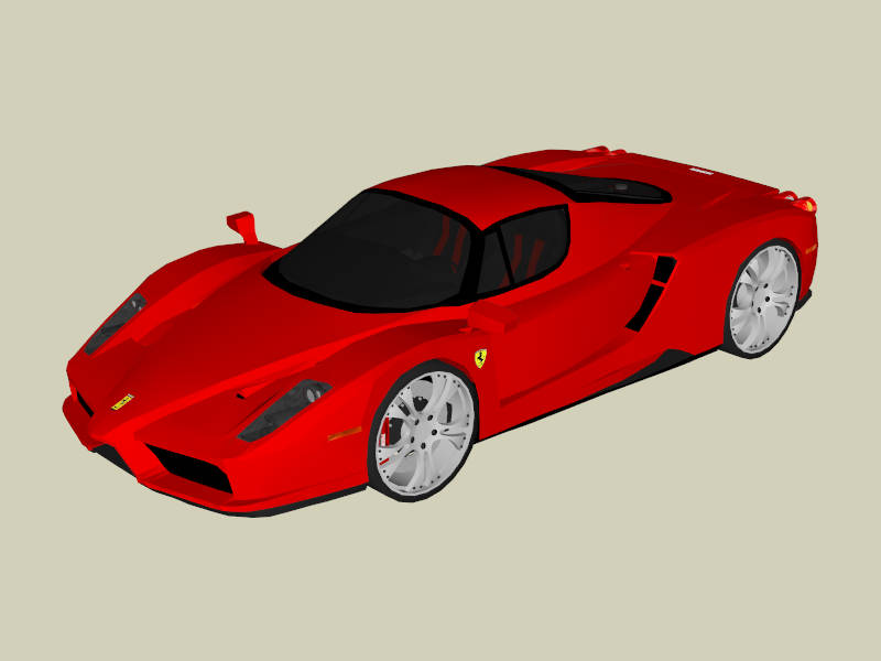 Ferrari Enzo sketchup model preview - SketchupBox