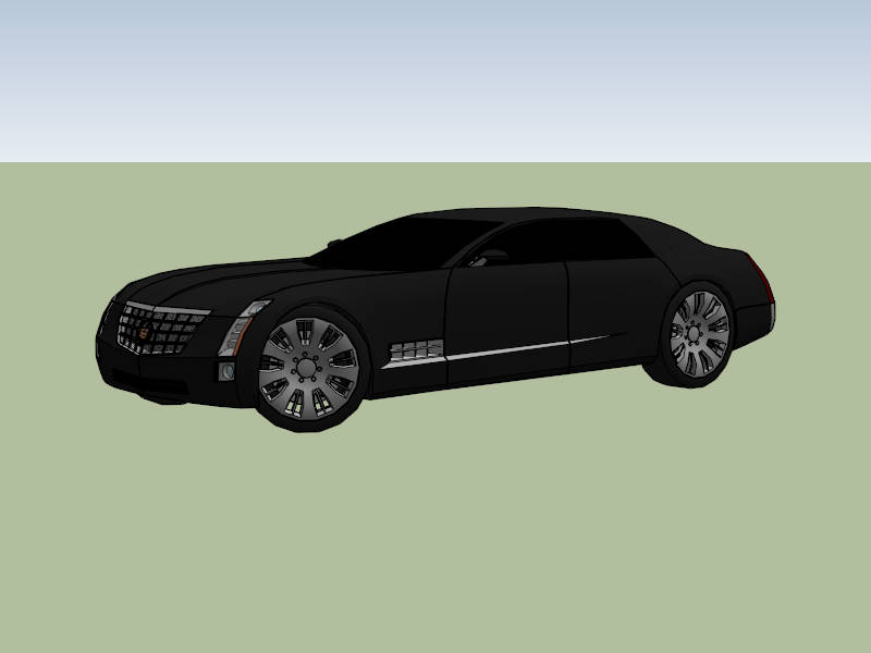 Cadillac Sixteen Concept sketchup model preview - SketchupBox