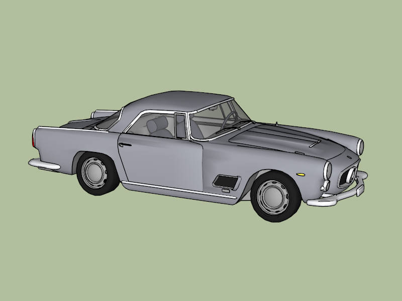 Maserati 3500 GT sketchup model preview - SketchupBox