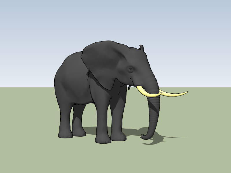 Dark Elephant sketchup model preview - SketchupBox