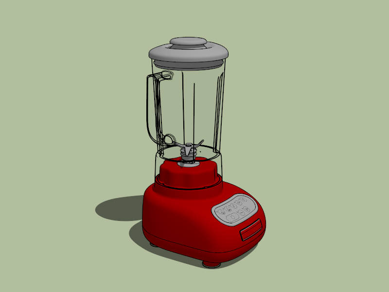 Electric Blender Machine sketchup model preview - SketchupBox