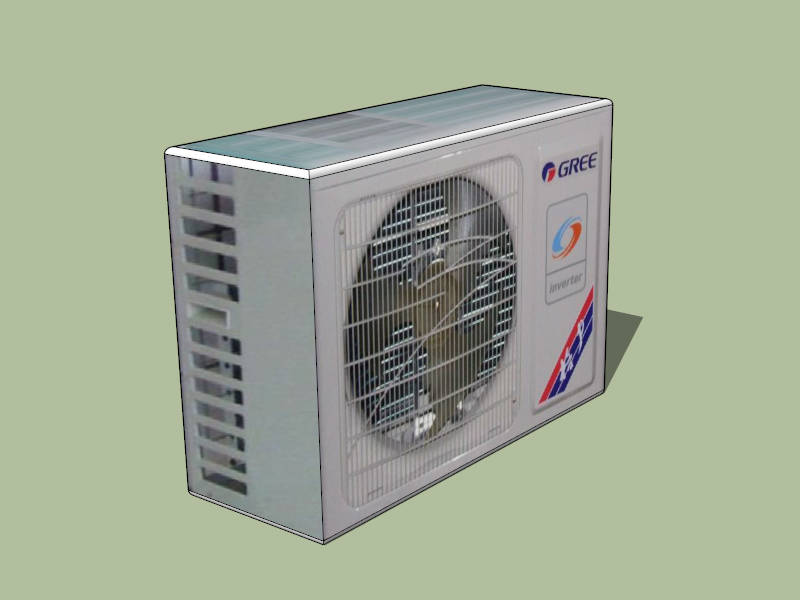 Air Conditioner Outdoor Unit sketchup model preview - SketchupBox