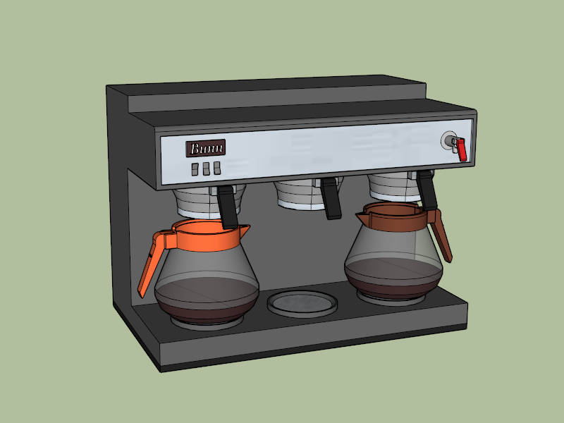 Bunn Commercial Coffee Maker sketchup model preview - SketchupBox