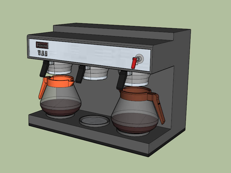 Bunn Commercial Coffee Maker sketchup model preview - SketchupBox
