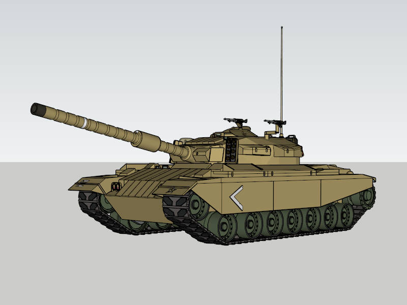 Type 85-II MBT sketchup model preview - SketchupBox