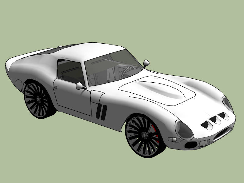 Ferrari 250 GT sketchup model preview - SketchupBox