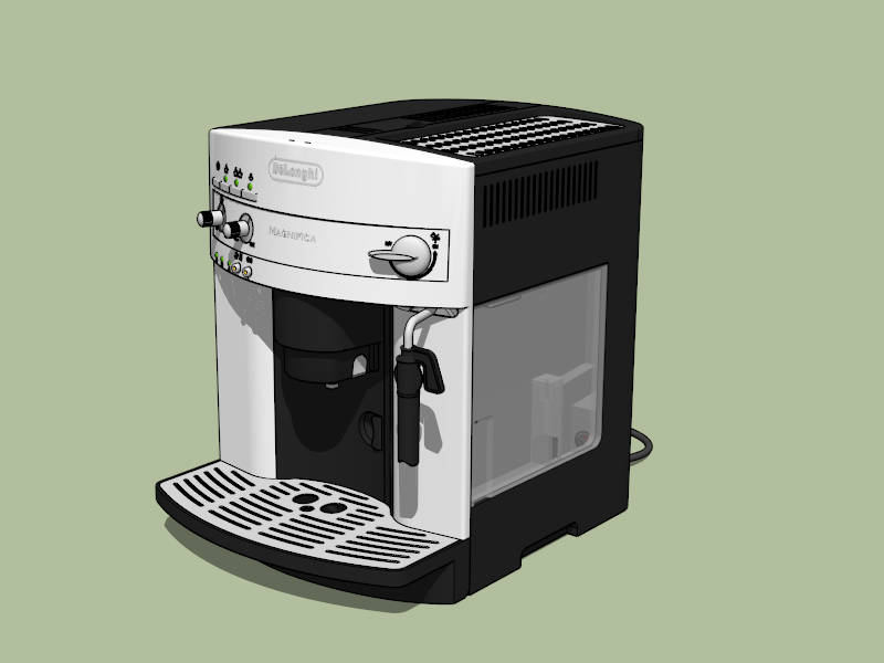 DeLonghi Magnifica Coffee Machine sketchup model preview - SketchupBox
