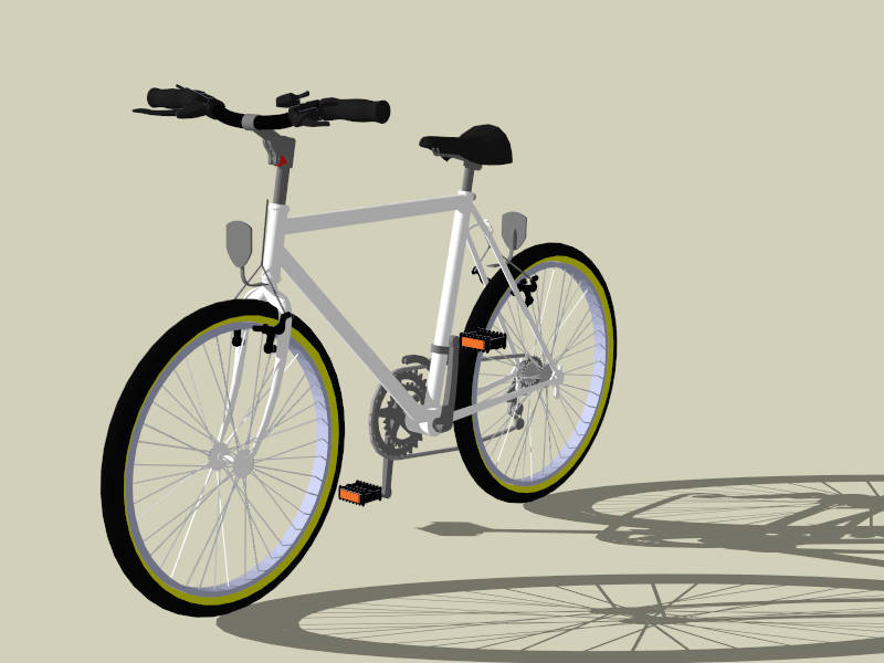 White Mountain Bike sketchup model preview - SketchupBox