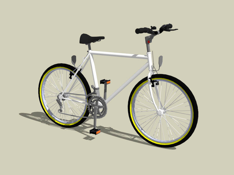 White Mountain Bike sketchup model preview - SketchupBox