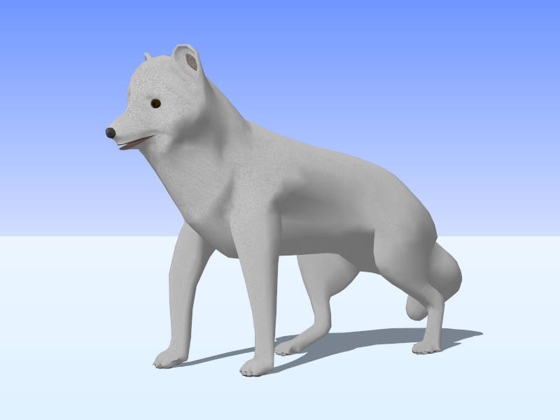 White Fox sketchup model preview - SketchupBox