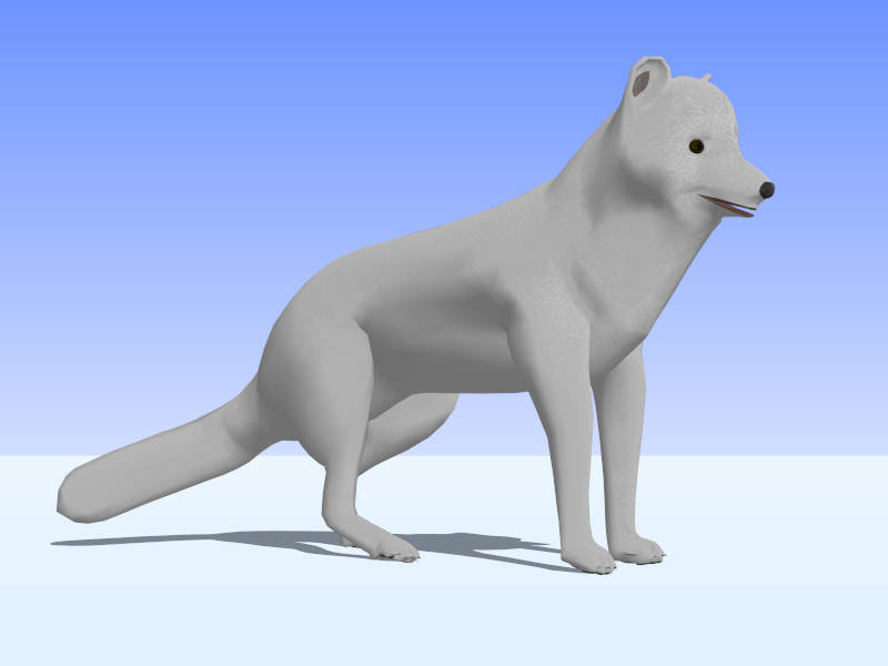 White Fox sketchup model preview - SketchupBox