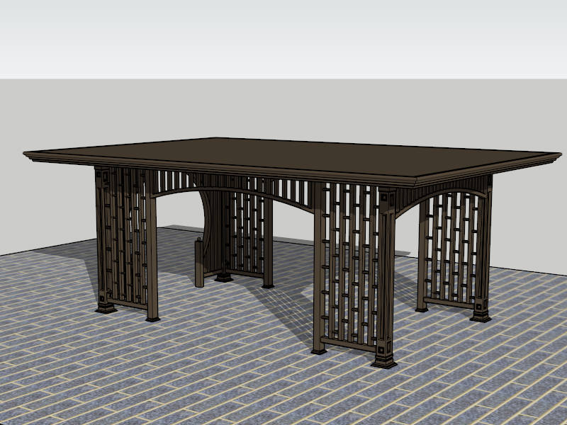 Modern Pavilion Design sketchup model preview - SketchupBox