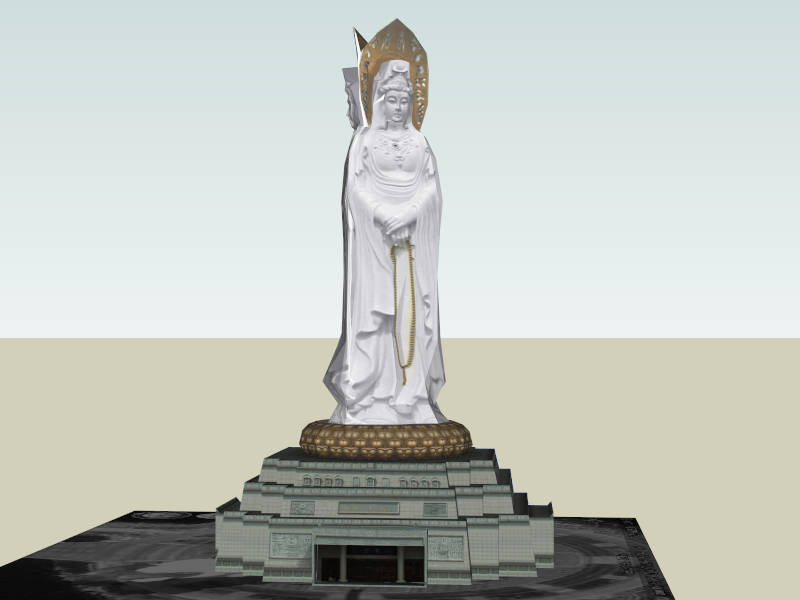 Guanyin Statue of Hainan sketchup model preview - SketchupBox