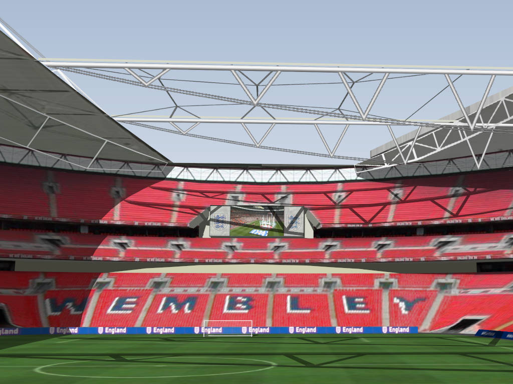 Wembley Stadium sketchup model preview - SketchupBox