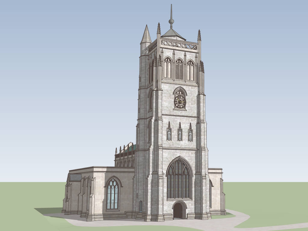 The Church of England sketchup model preview - SketchupBox