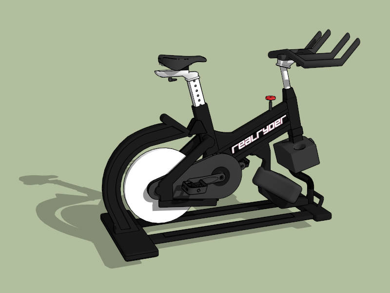 Realryder Exercise Bike sketchup model preview - SketchupBox