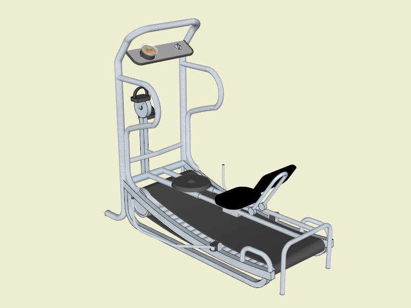 Gym Rowing Machine sketchup model preview - SketchupBox