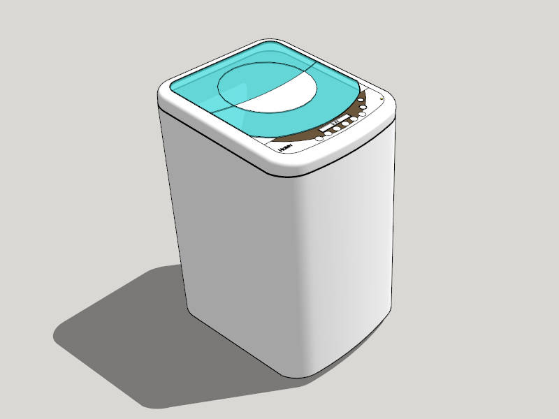 Haier Top Loader Washing Machine sketchup model preview - SketchupBox