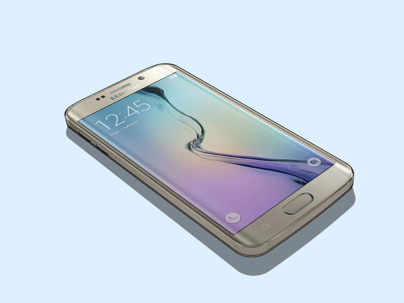 Samsung Galaxy S6 Smartphone sketchup model preview - SketchupBox