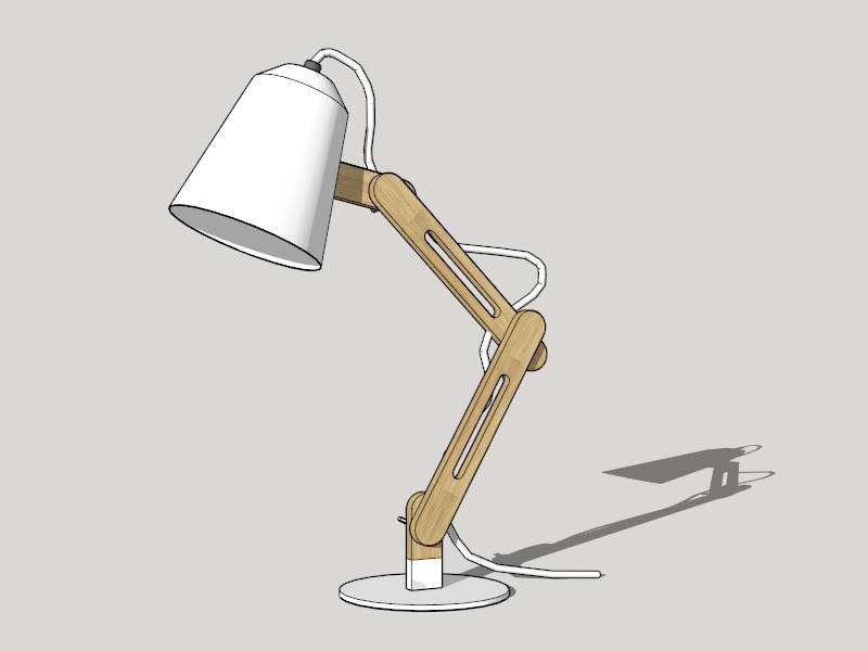 Adjustable Task Lamp sketchup model preview - SketchupBox