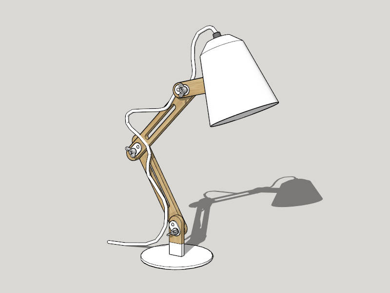 Adjustable Task Lamp sketchup model preview - SketchupBox