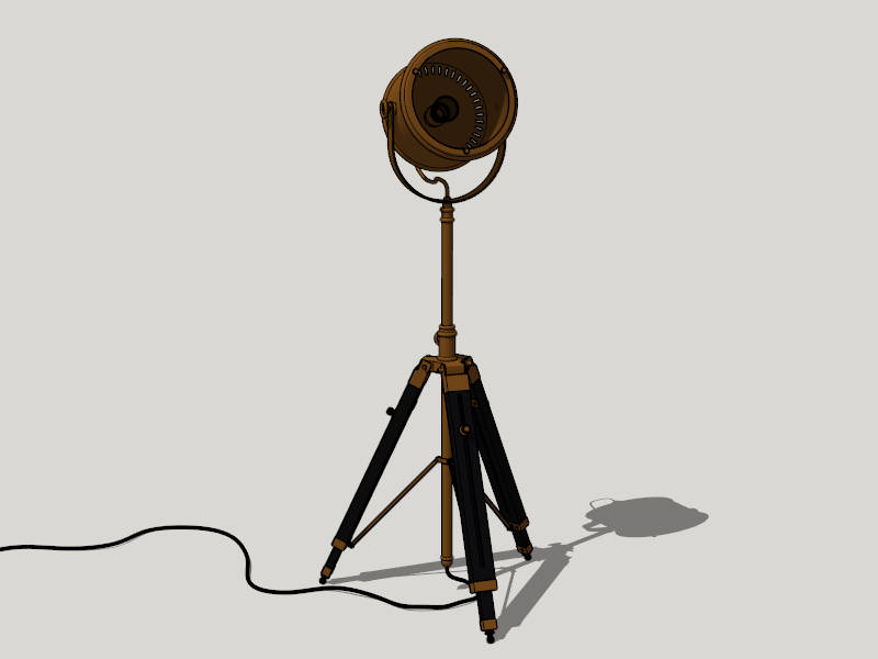 Cinema Studio Prop Lamp sketchup model preview - SketchupBox