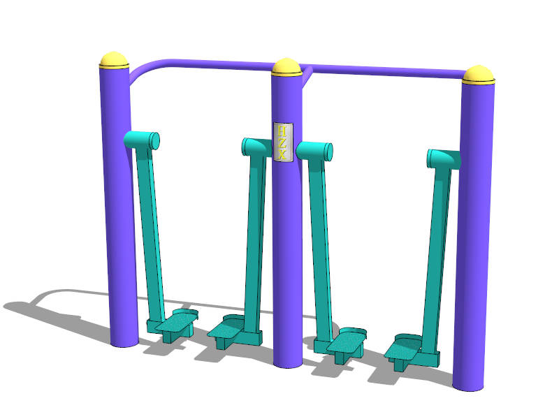 Outdoor Sky Stepper Exercise Equipment sketchup model preview - SketchupBox