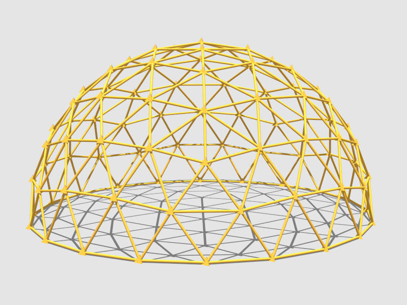 Outdoor Dome Climber sketchup model preview - SketchupBox