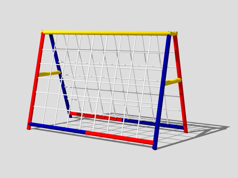 Playground Net Climber sketchup model preview - SketchupBox