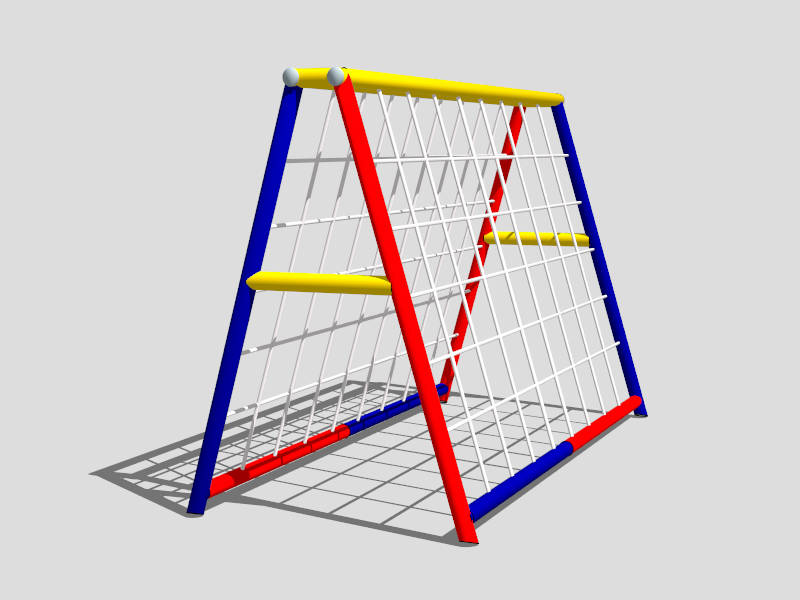 Playground Net Climber sketchup model preview - SketchupBox