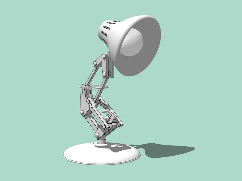 Vintage Task Lamp sketchup model preview - SketchupBox