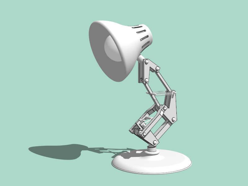 Vintage Task Lamp sketchup model preview - SketchupBox