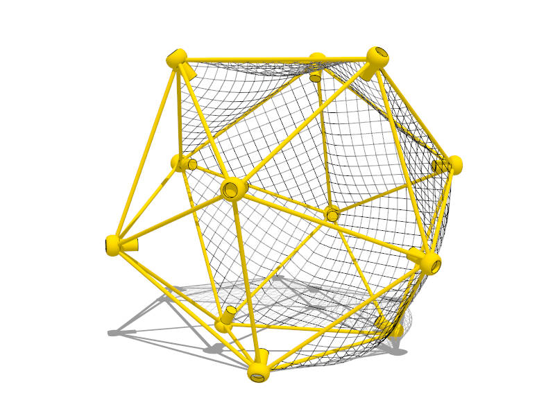 Net Climber Playground sketchup model preview - SketchupBox