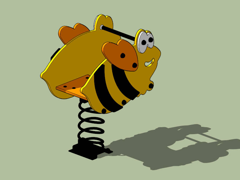 Bee Spring Rider sketchup model preview - SketchupBox