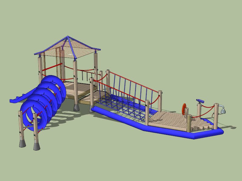 Ship Outdoor Playset sketchup model preview - SketchupBox