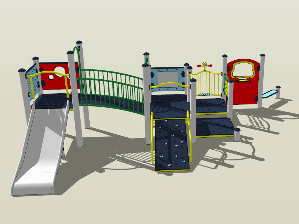 Toddler Playground sketchup model preview - SketchupBox