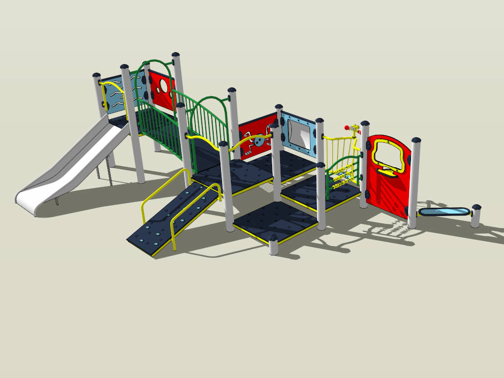 Toddler Playground sketchup model preview - SketchupBox