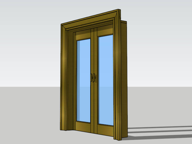 Copper Entry Door sketchup model preview - SketchupBox