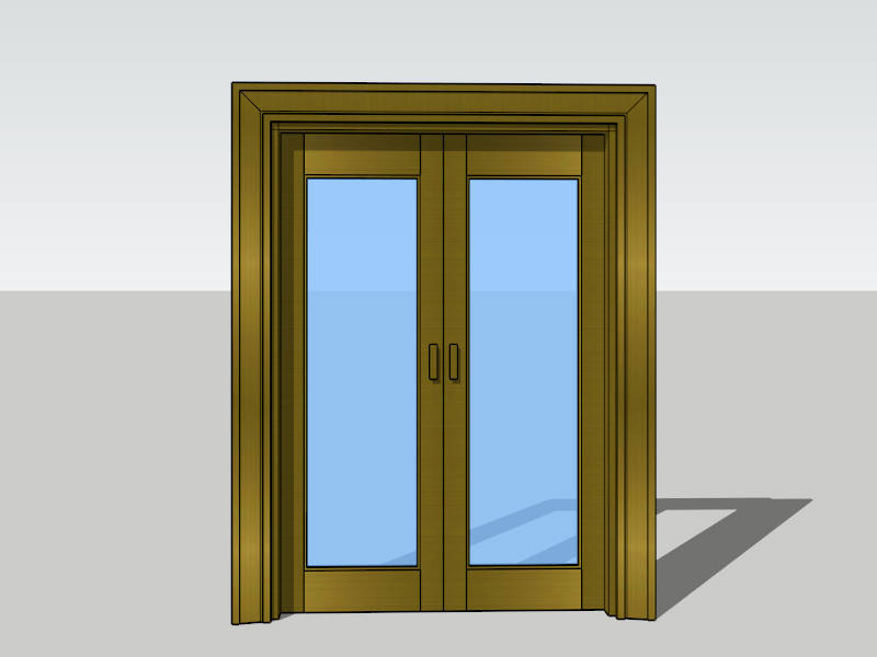 Copper Entry Door sketchup model preview - SketchupBox