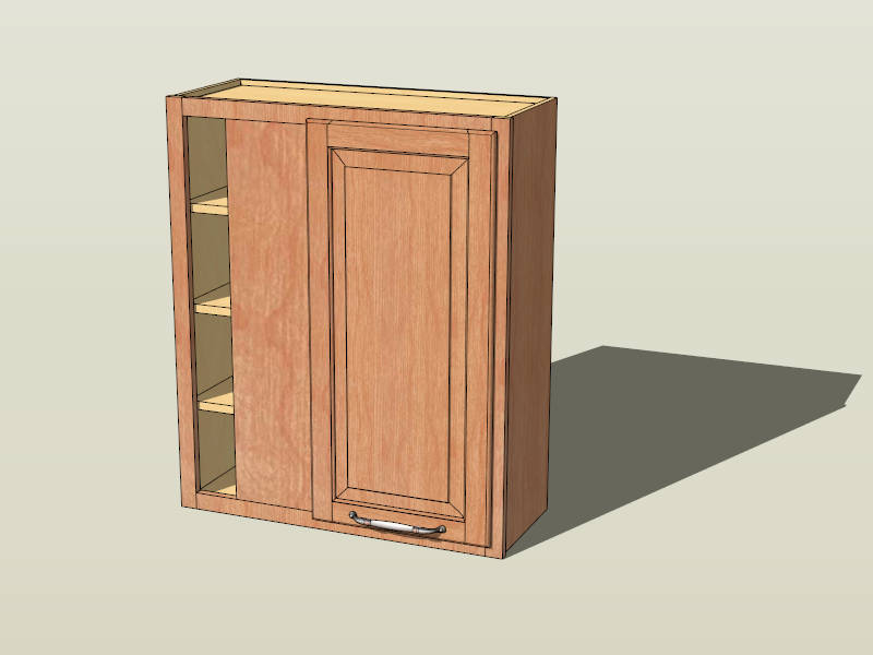 Kitchen Wall Units sketchup model preview - SketchupBox