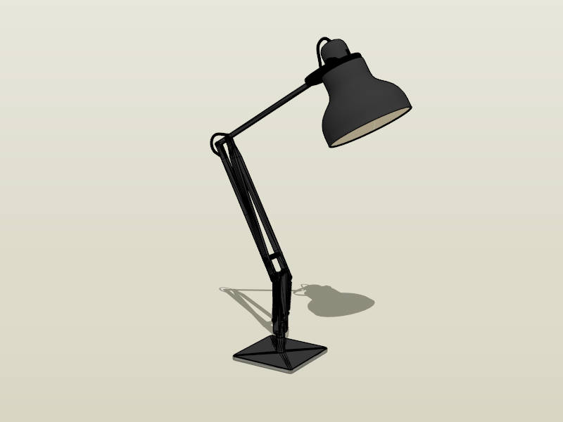 Swing Arm Desk Lamp sketchup model preview - SketchupBox