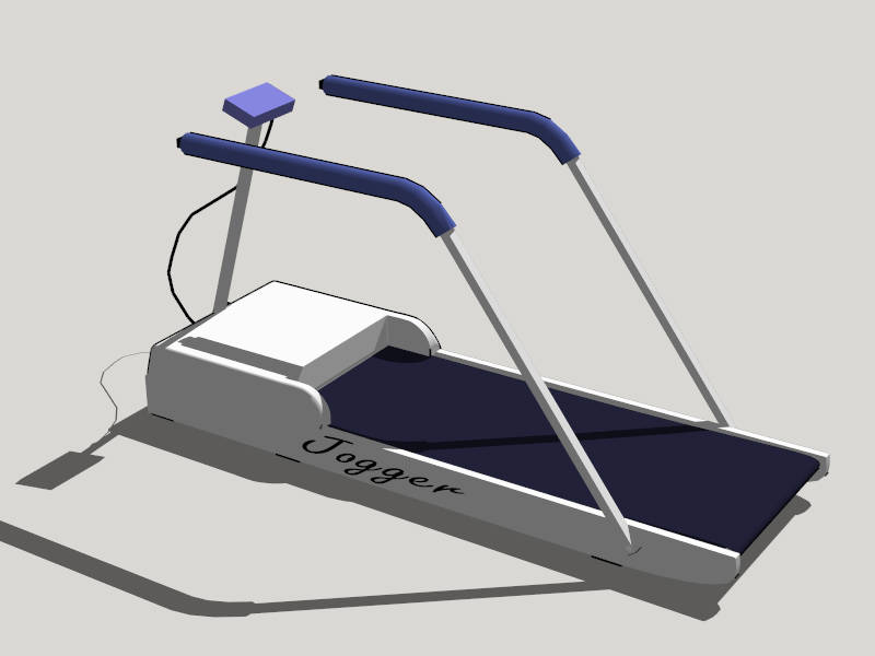 Jogger Treadmill Machine sketchup model preview - SketchupBox