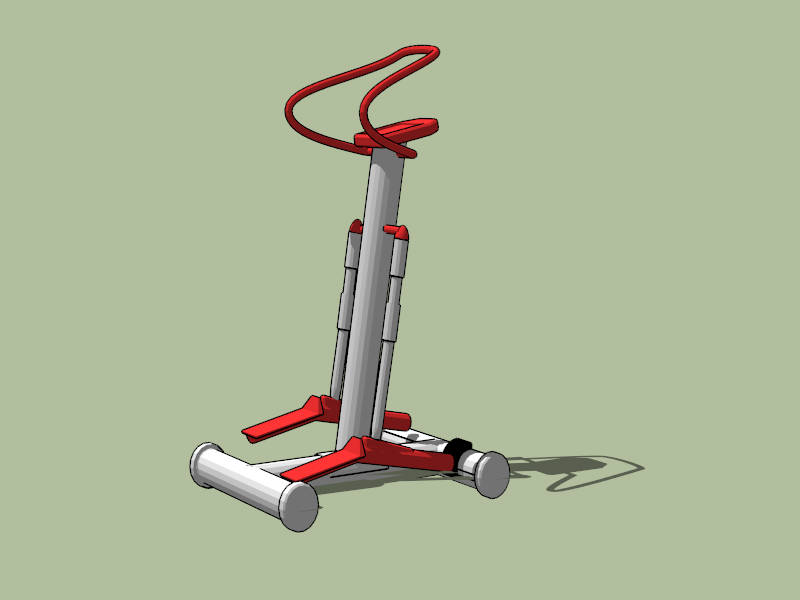 Twist Stepper Machine sketchup model preview - SketchupBox