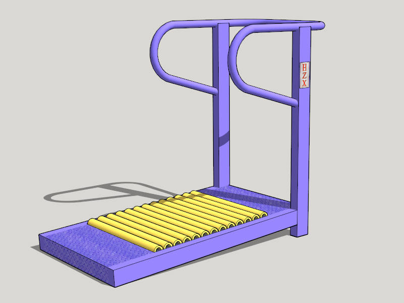 Outdoor Fitness Equipment sketchup model preview - SketchupBox